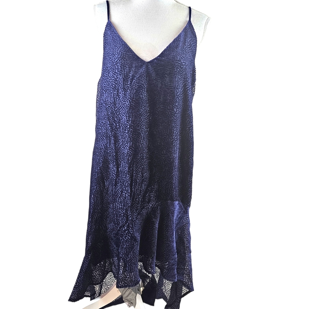 BB Dakota Blue Spaghetti Strap Cocktail Dress In M NWT